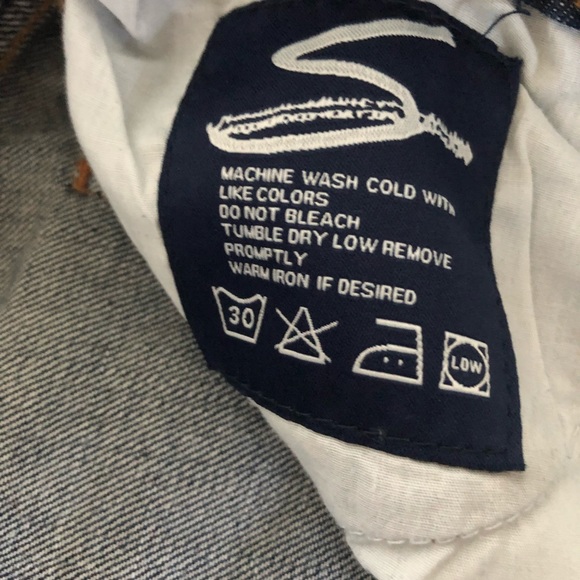 7 of All Man Kind dark demin flare jeans - Picture 9 of 9